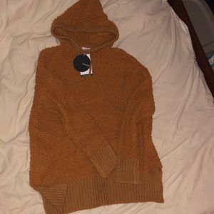 Sherpa long sleeve hoodie